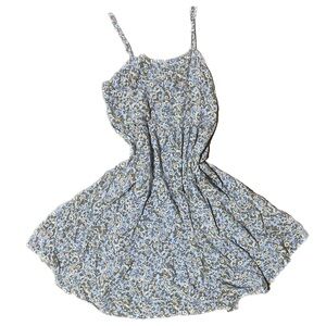 Old Navy Floral Sundress with Blue and Pink Pattern